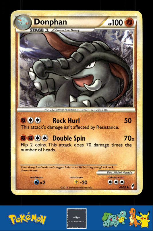 2011 Pokemon HGSS Call of Legends 42/95 Donphan