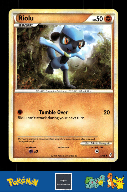 2011 Pokemon HGSS Call of Legends 50/95 Riolu