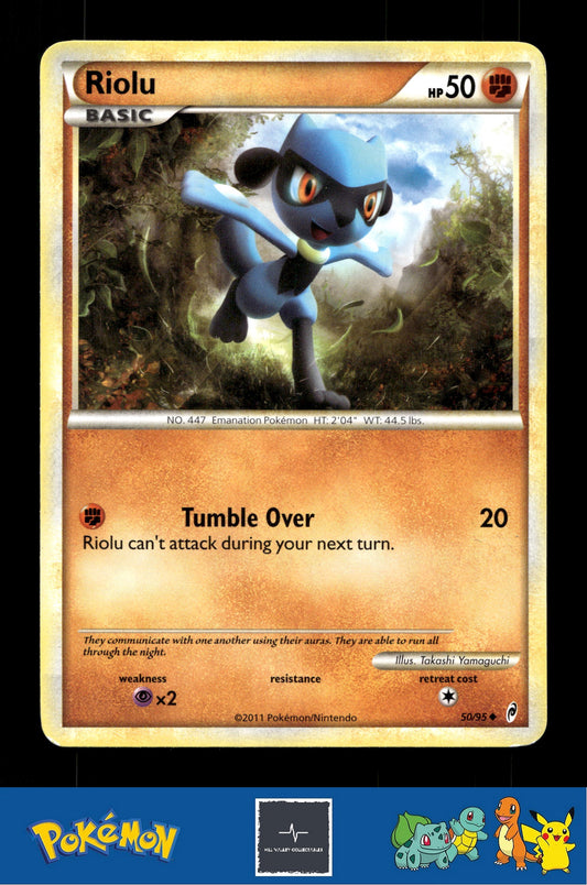 2011 Pokemon HGSS Call of Legends 50/95 Riolu