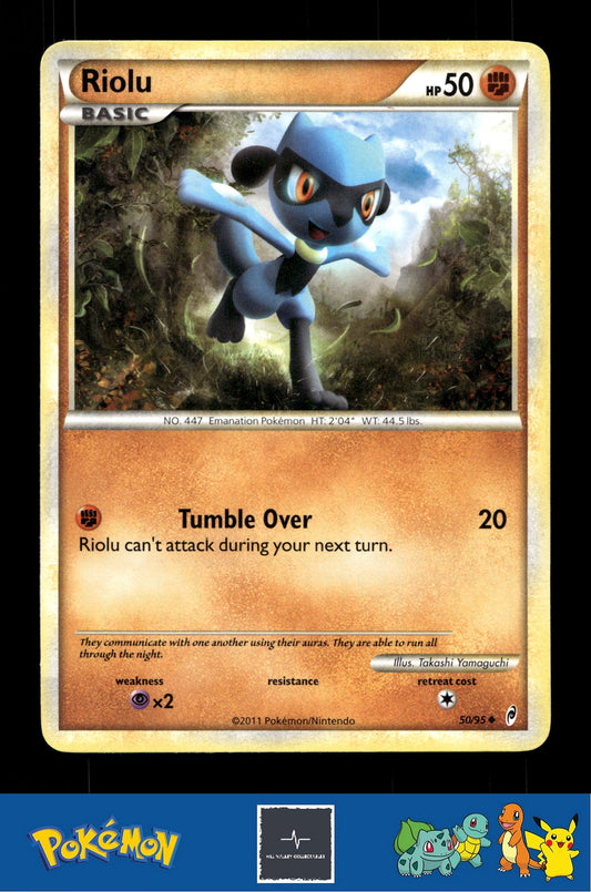 2011 Pokemon HGSS Call of Legends 50/95 Riolu