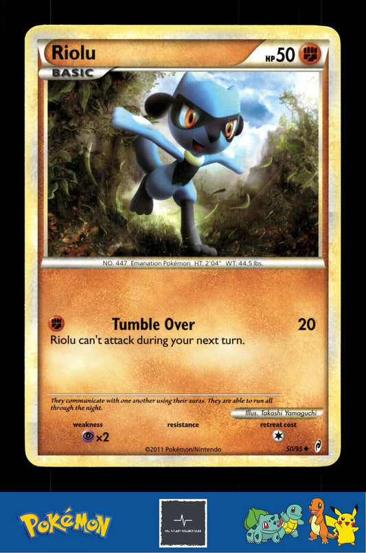 2011 Pokemon HGSS Call of Legends 50/95 Riolu