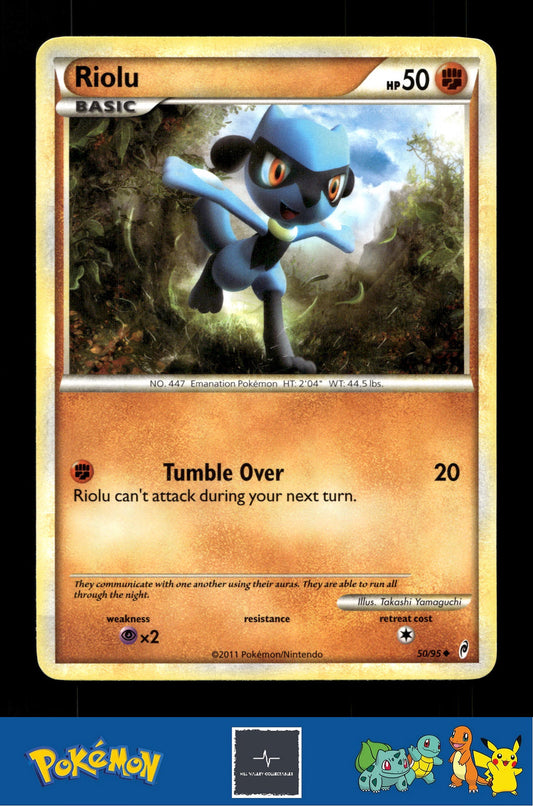 2011 Pokemon HGSS Call of Legends 50/95 Riolu