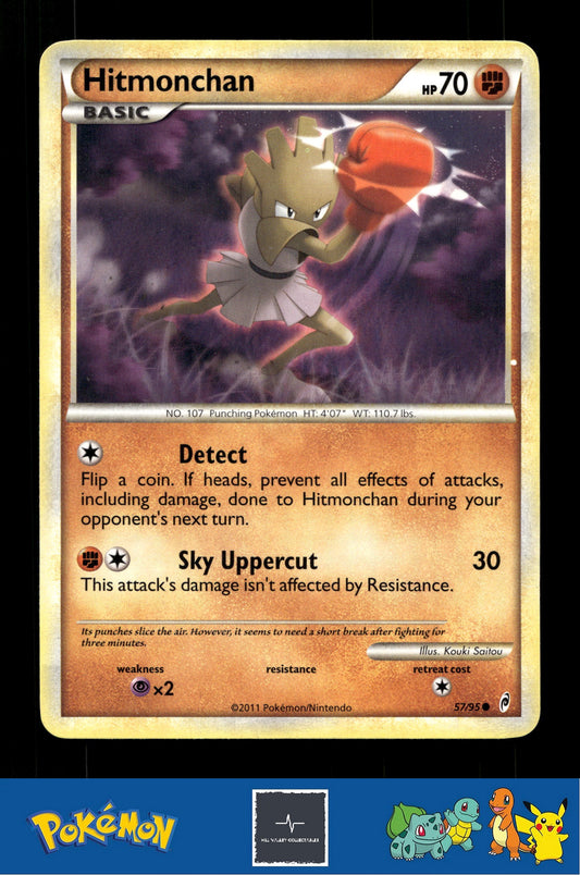 2011 Pokemon HGSS Call of Legends 57/95 Hitmonchan