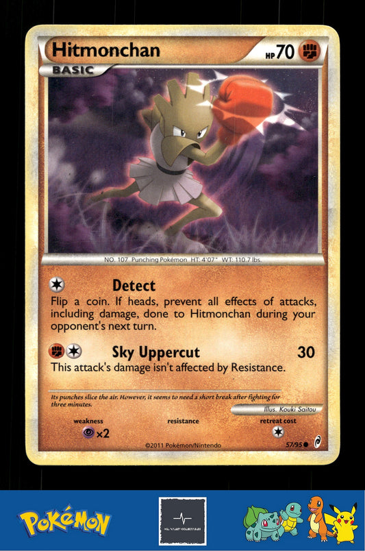 2011 Pokemon HGSS Call of Legends 57/95 Hitmonchan