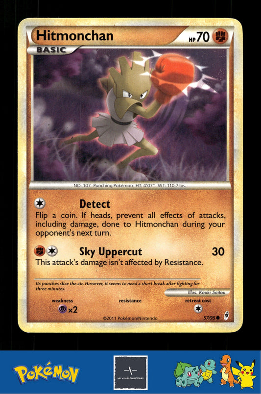 2011 Pokemon HGSS Call of Legends 57/95 Hitmonchan