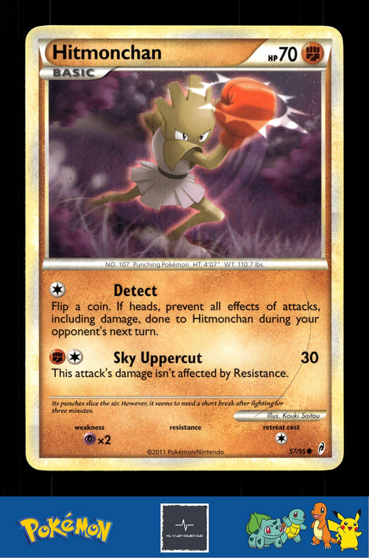 2011 Pokemon HGSS Call of Legends 57/95 Hitmonchan