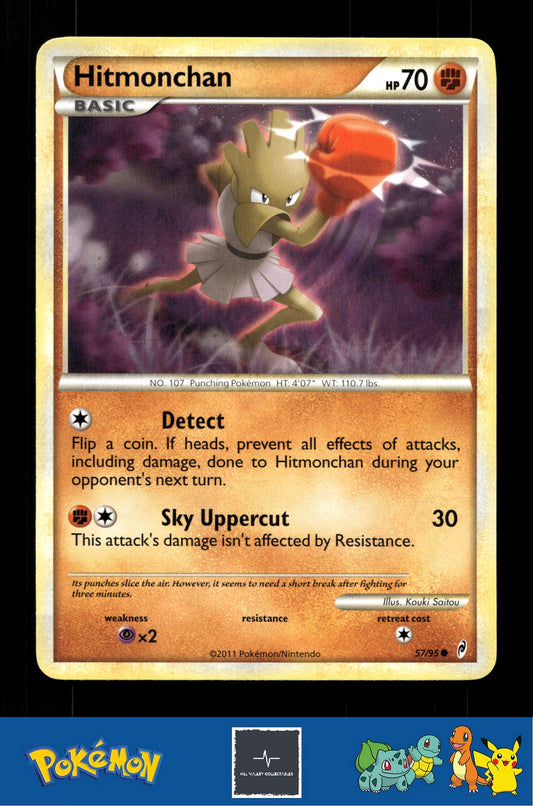 2011 Pokemon HGSS Call of Legends 57/95 Hitmonchan