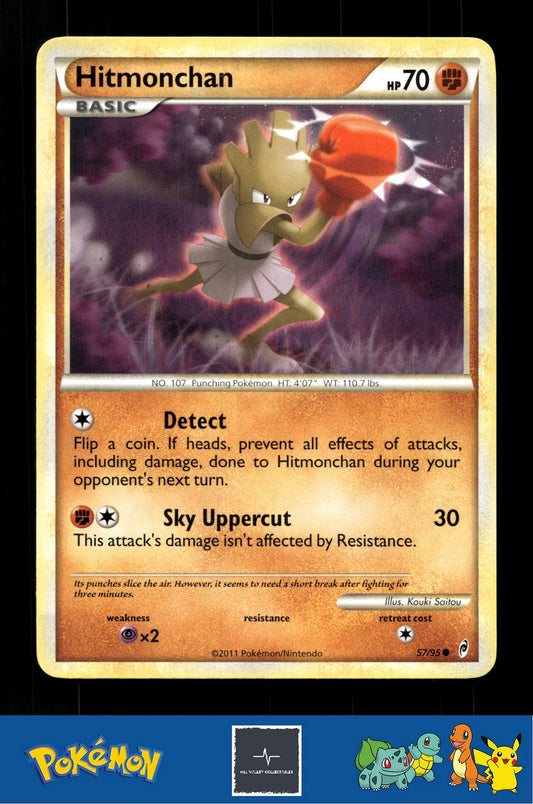 2011 Pokemon HGSS Call of Legends 57/95 Hitmonchan