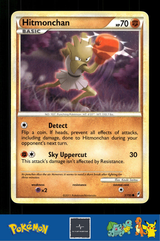 2011 Pokemon HGSS Call of Legends 57/95 Hitmonchan