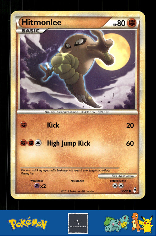 2011 Pokemon HGSS Call of Legends 58/95 Hitmonlee