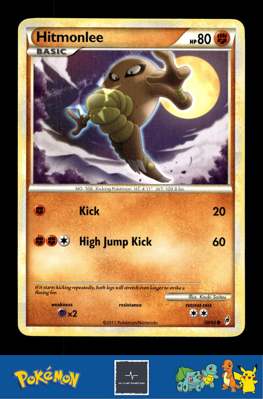 2011 Pokemon HGSS Call of Legends 58/95 Hitmonlee