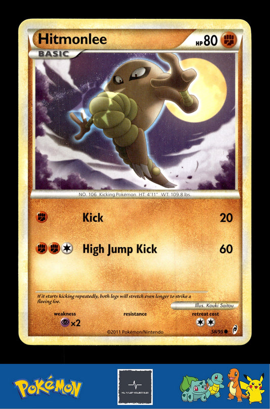 2011 Pokemon HGSS Call of Legends 58/95 Hitmonlee