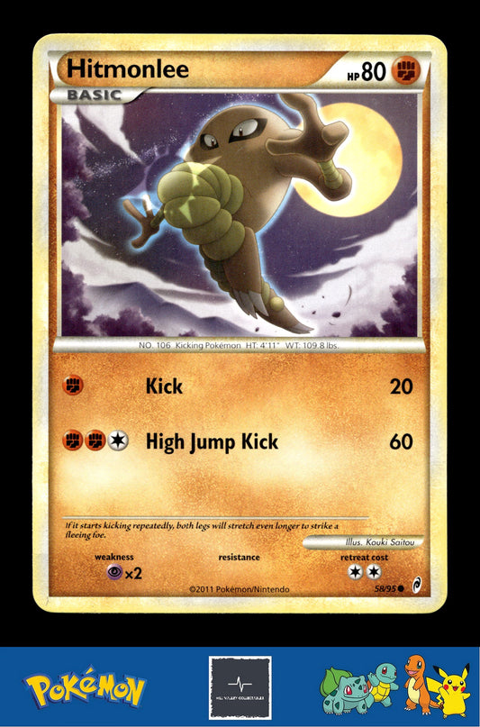 2011 Pokemon HGSS Call of Legends 58/95 Hitmonlee
