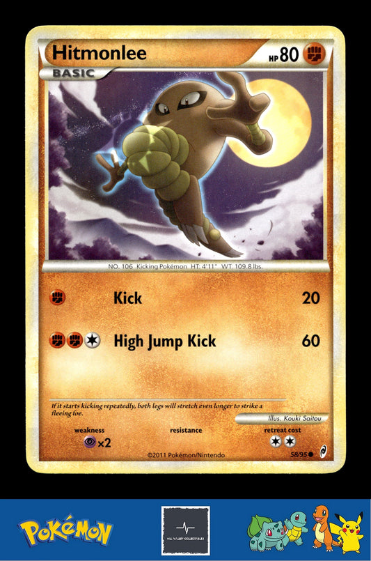 2011 Pokemon HGSS Call of Legends 58/95 Hitmonlee