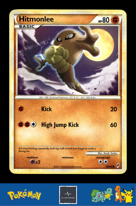2011 Pokemon HGSS Call of Legends 58/95 Hitmonlee