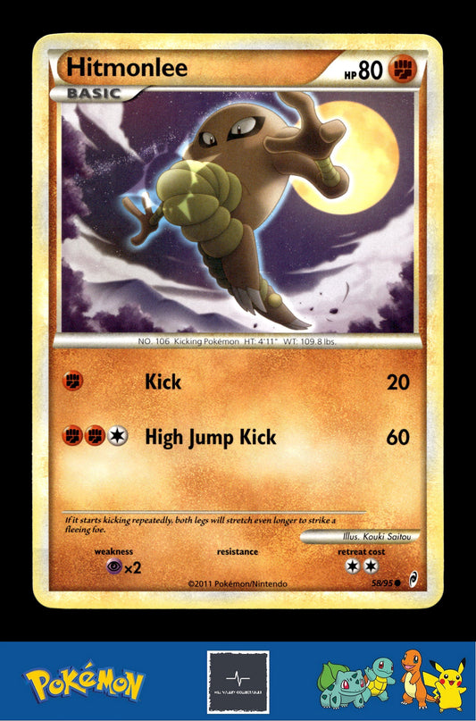 2011 Pokemon HGSS Call of Legends 58/95 Hitmonlee