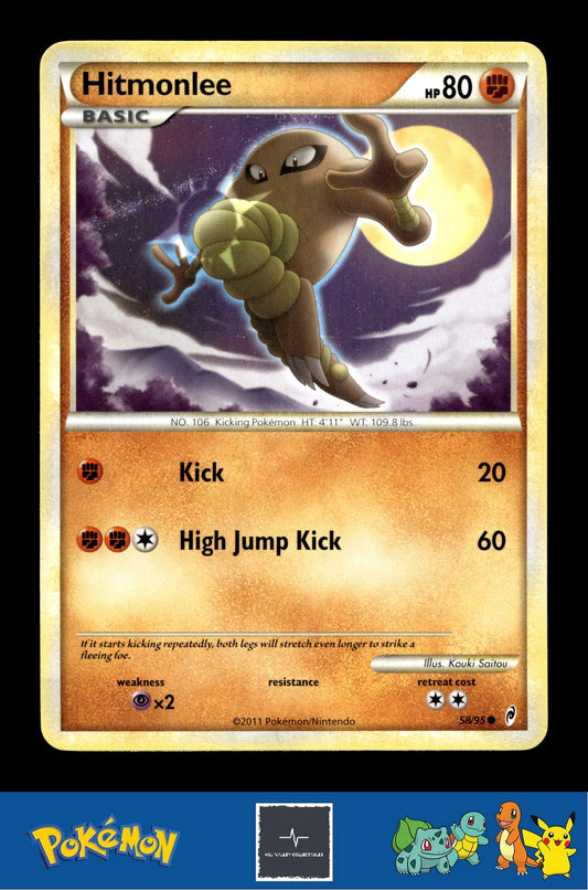 2011 Pokemon HGSS Call of Legends 58/95 Hitmonlee