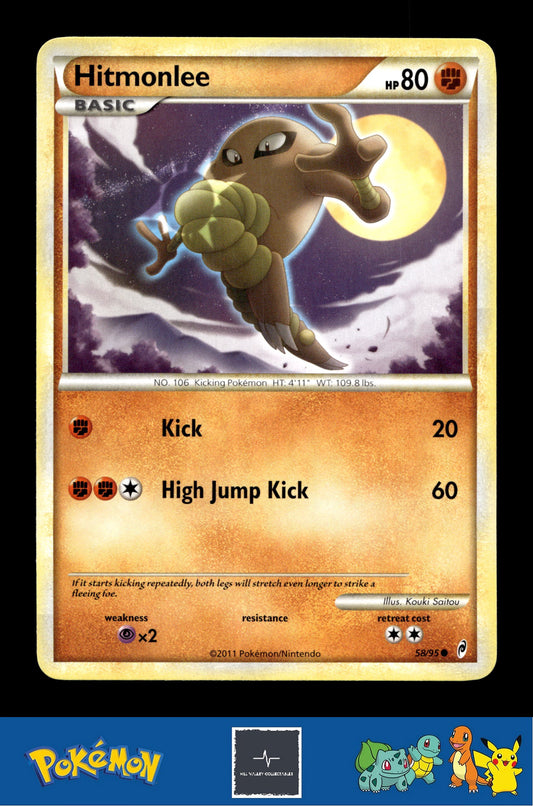 2011 Pokemon HGSS Call of Legends 58/95 Hitmonlee