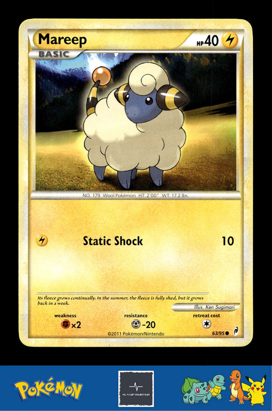 2011 Pokemon HGSS Call of Legends 63/95 Mareep