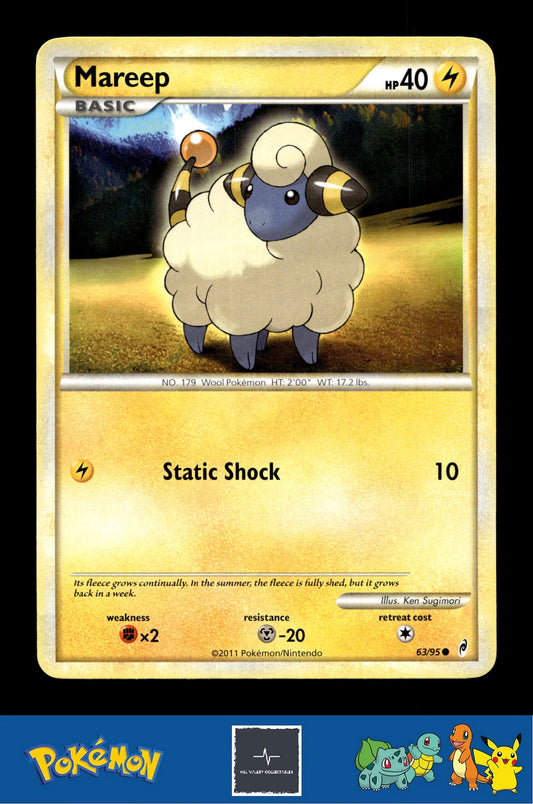 2011 Pokemon HGSS Call of Legends 63/95 Mareep