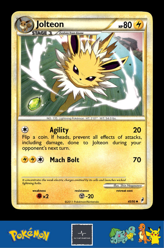 2011 Pokemon HGSS Call of Legends 45/95 Jolteon
