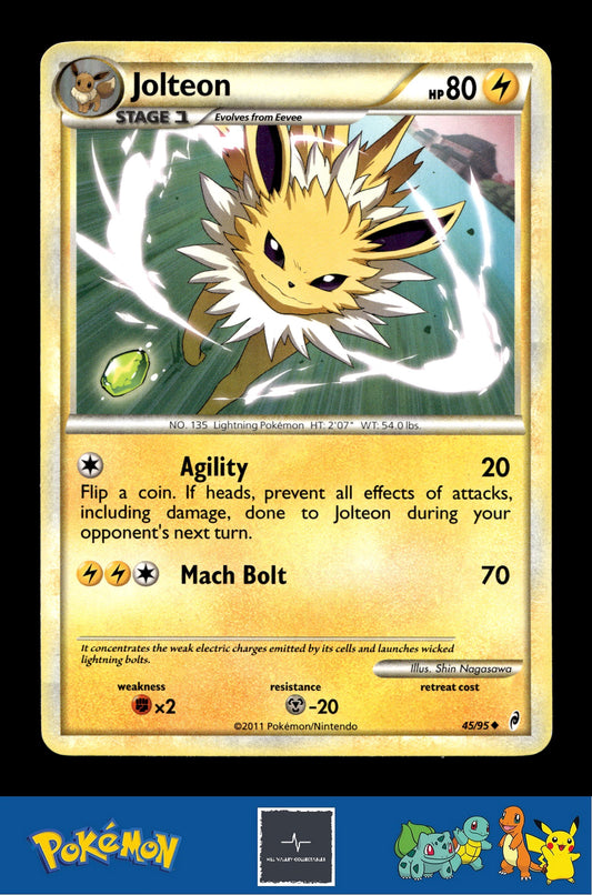 2011 Pokemon HGSS Call of Legends 45/95 Jolteon