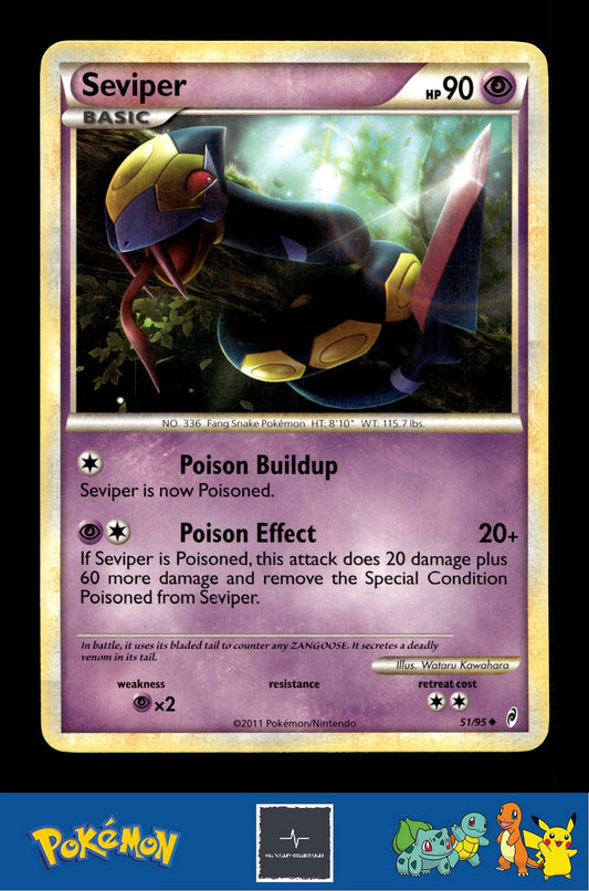2011 Pokemon HGSS Call of Legends 51/95 Seviper