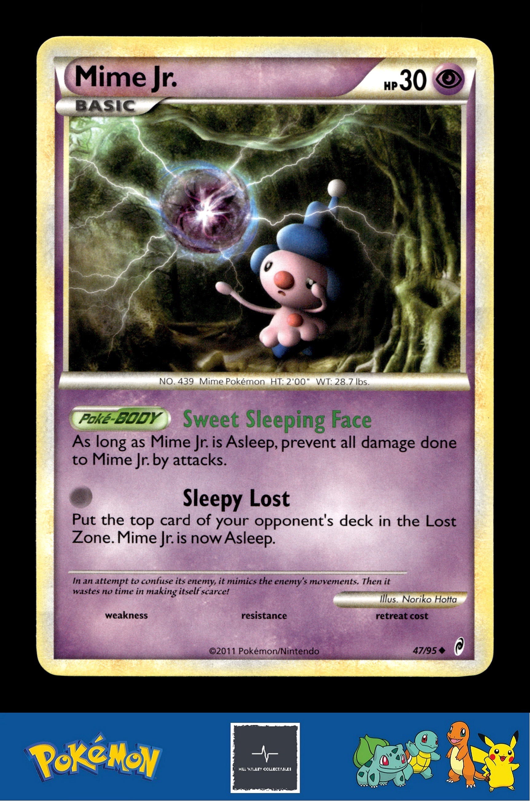 2011 Pokemon HGSS Call of Legends 47/95 Mime Jr.