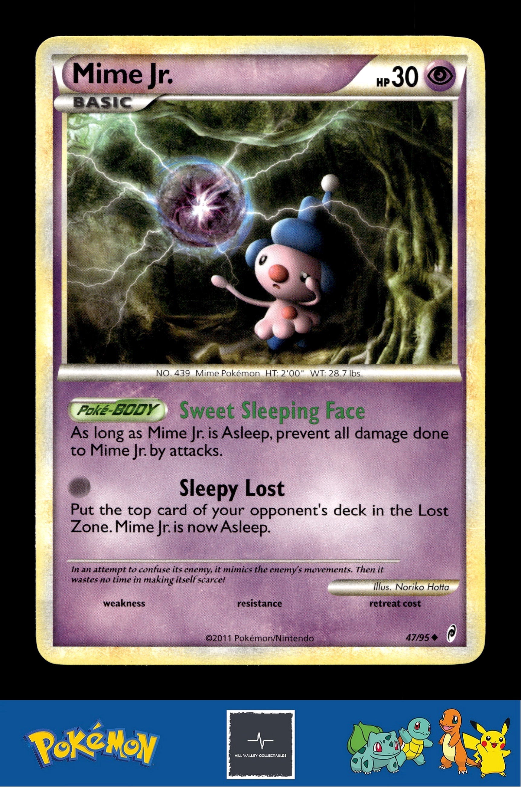 2011 Pokemon HGSS Call of Legends 47/95 Mime Jr.