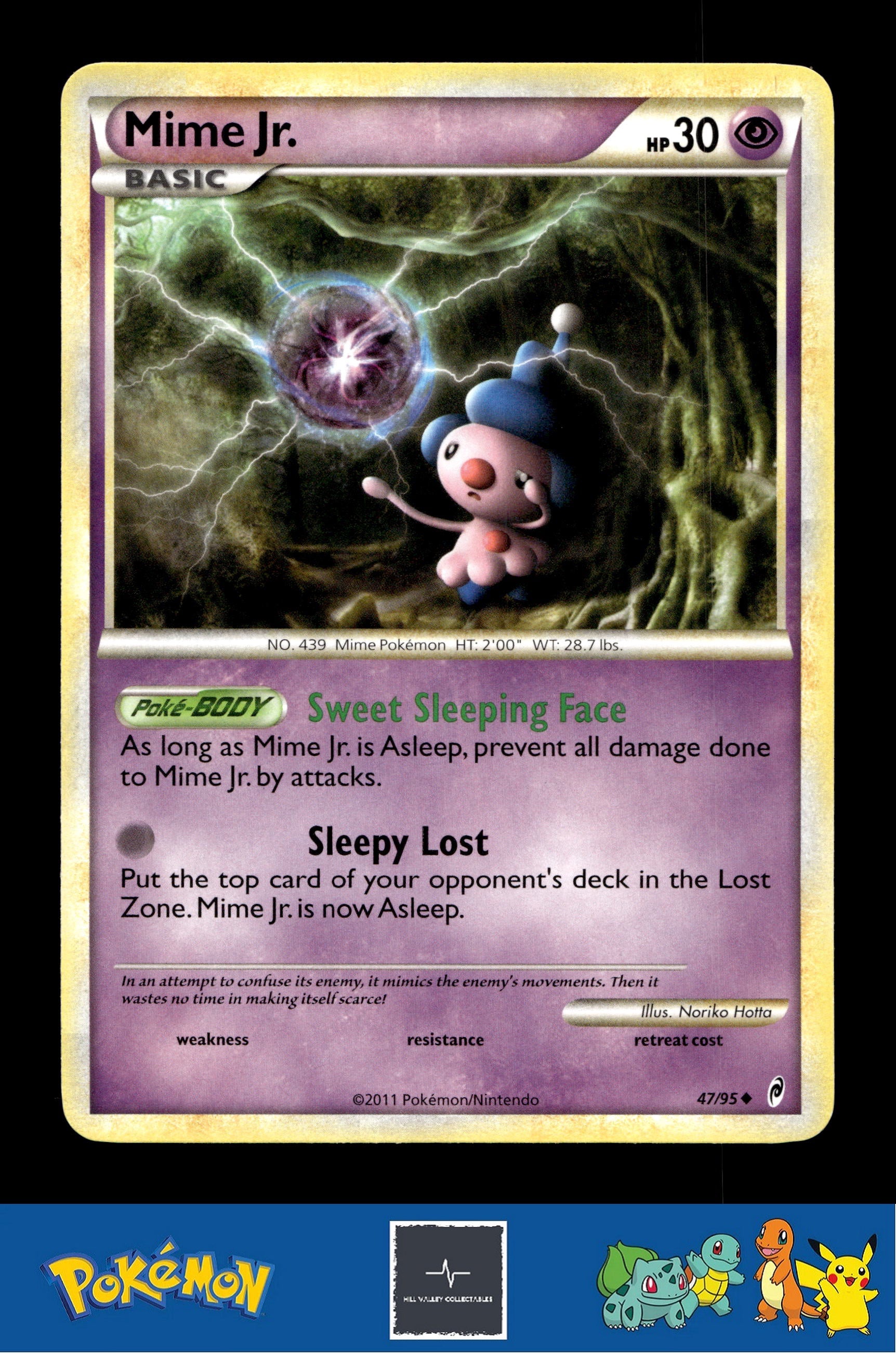 2011 Pokemon HGSS Call of Legends 47/95 Mime Jr.
