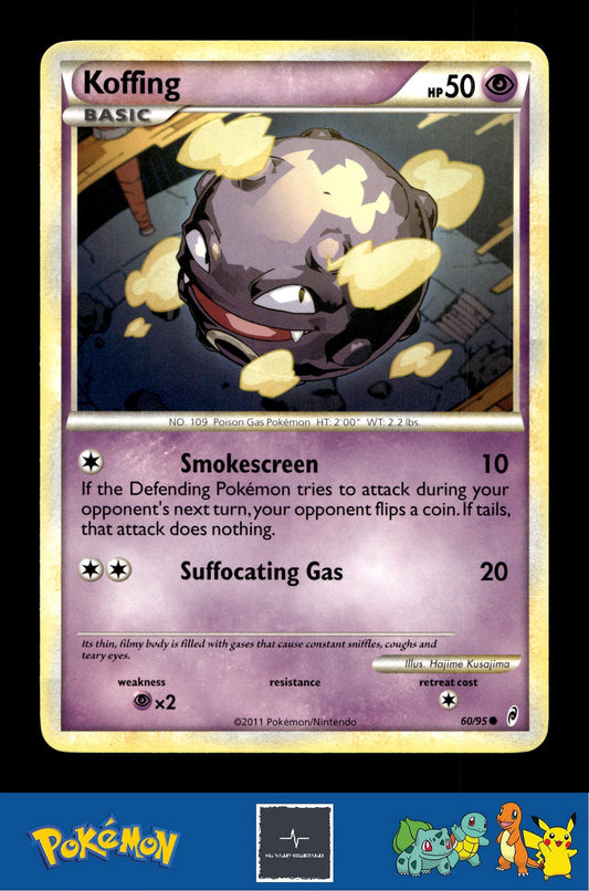 2011 Pokemon HGSS Call of Legends 60/95 Koffing