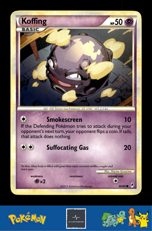 2011 Pokemon HGSS Call of Legends 60/95 Koffing