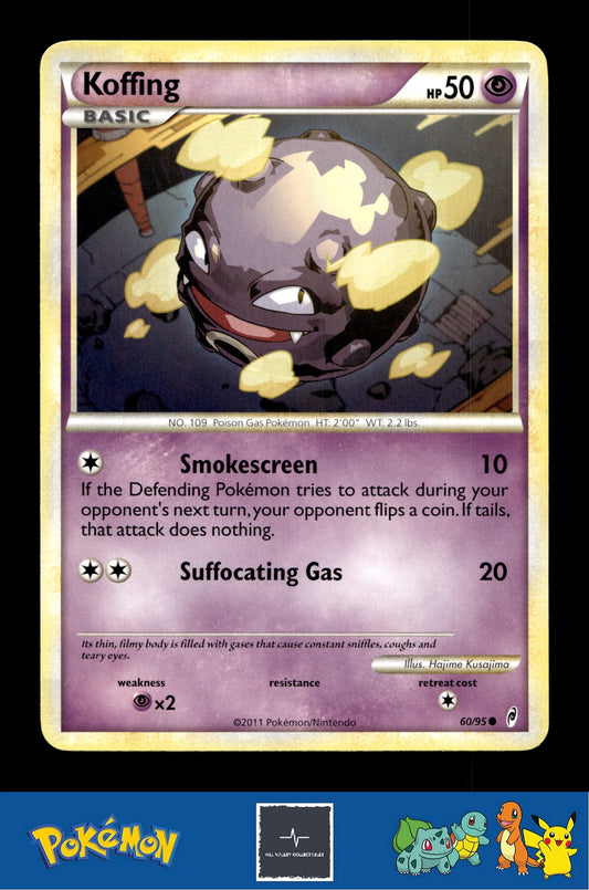 2011 Pokemon HGSS Call of Legends 60/95 Koffing