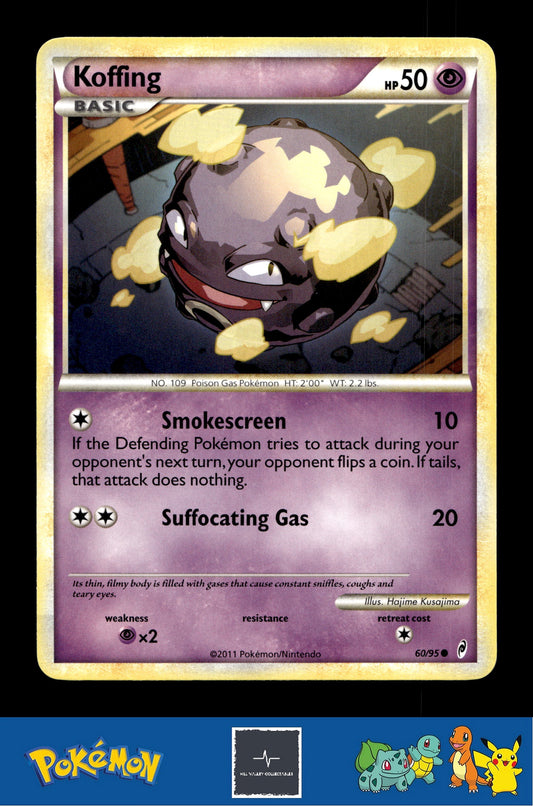 2011 Pokemon HGSS Call of Legends 60/95 Koffing