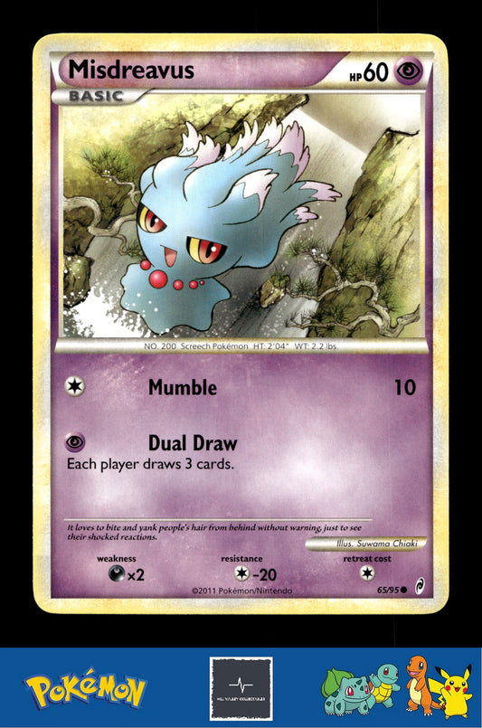 2011 Pokemon HGSS Call of Legends 65/95 Misdreavus