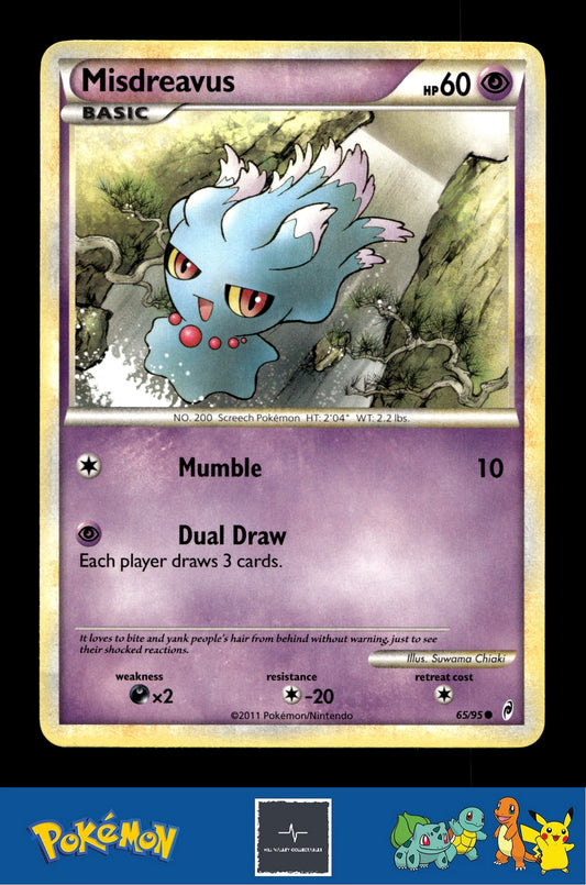 2011 Pokemon HGSS Call of Legends 65/95 Misdreavus