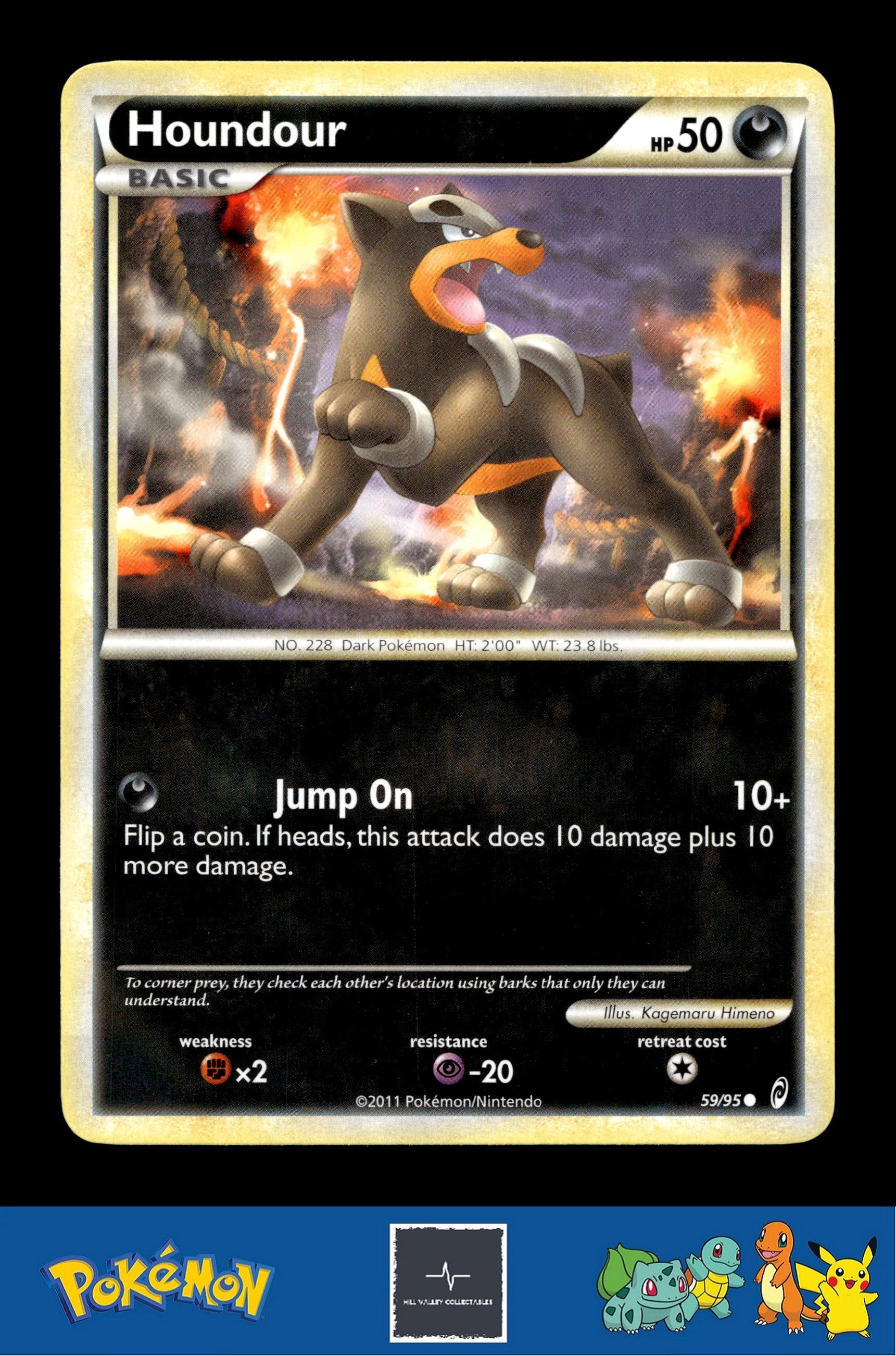 2011 Pokemon HGSS Call of Legends 59/95 Houndour