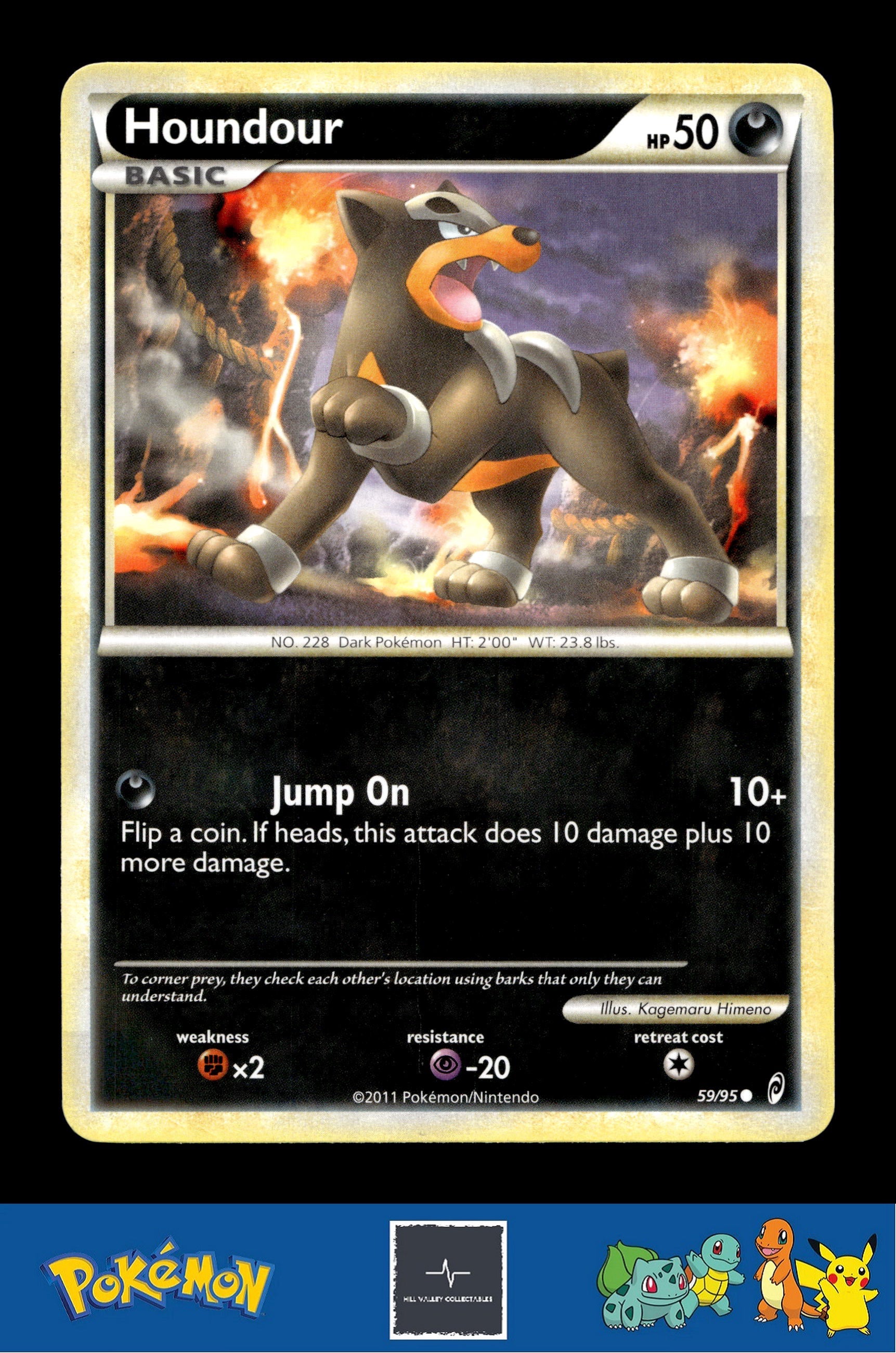 2011 Pokemon HGSS Call of Legends 59/95 Houndour