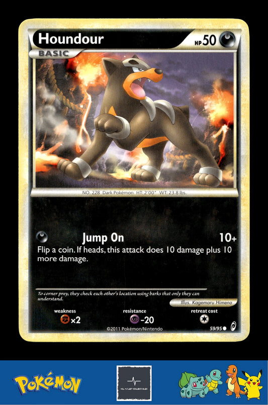 2011 Pokemon HGSS Call of Legends 59/95 Houndour