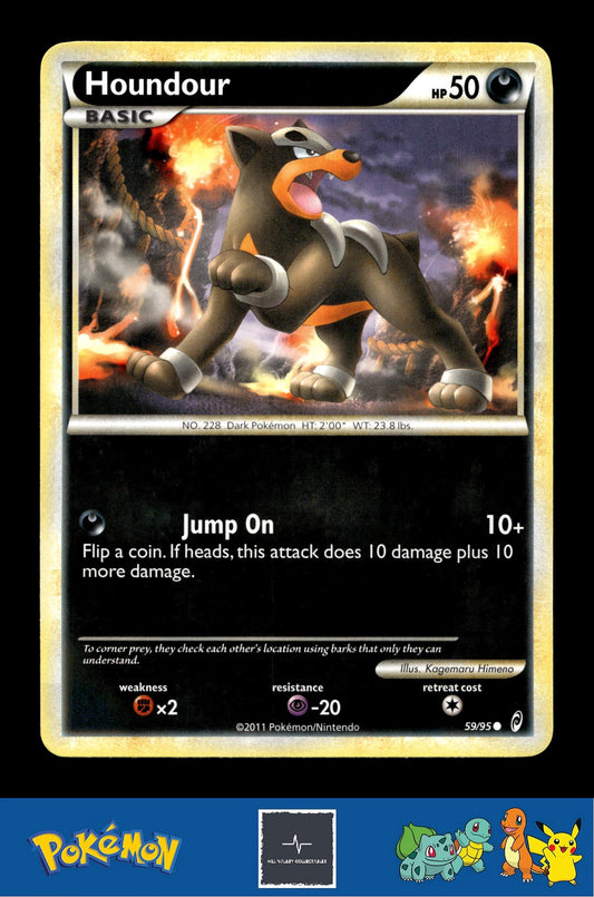 2011 Pokemon HGSS Call of Legends 59/95 Houndour