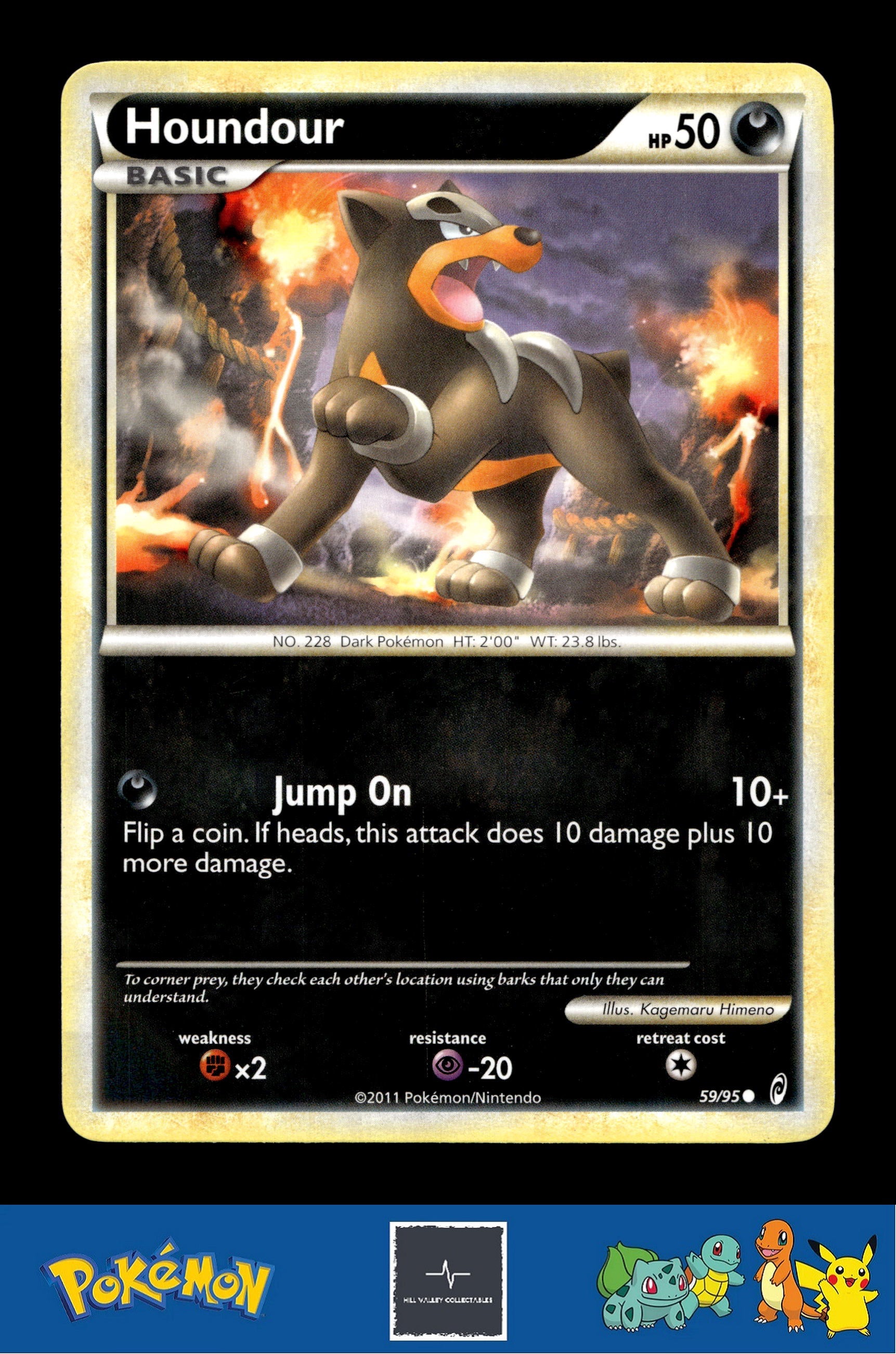 2011 Pokemon HGSS Call of Legends 59/95 Houndour