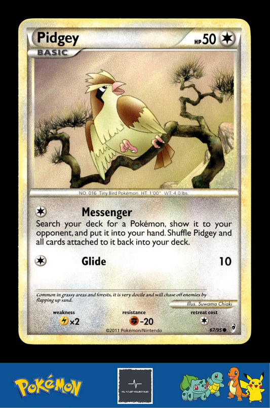 2011 Pokemon HGSS Call of Legends 67/95 Pidgey