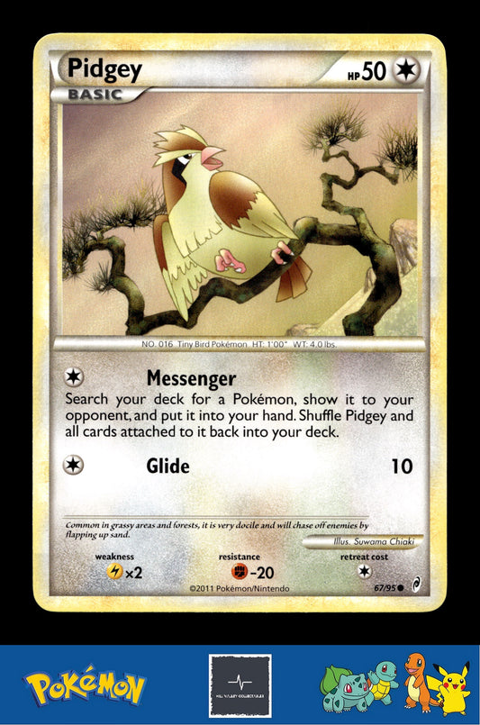 2011 Pokemon HGSS Call of Legends 67/95 Pidgey