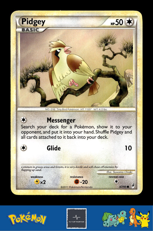 2011 Pokemon HGSS Call of Legends 67/95 Pidgey