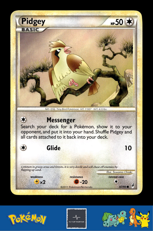 2011 Pokemon HGSS Call of Legends 67/95 Pidgey