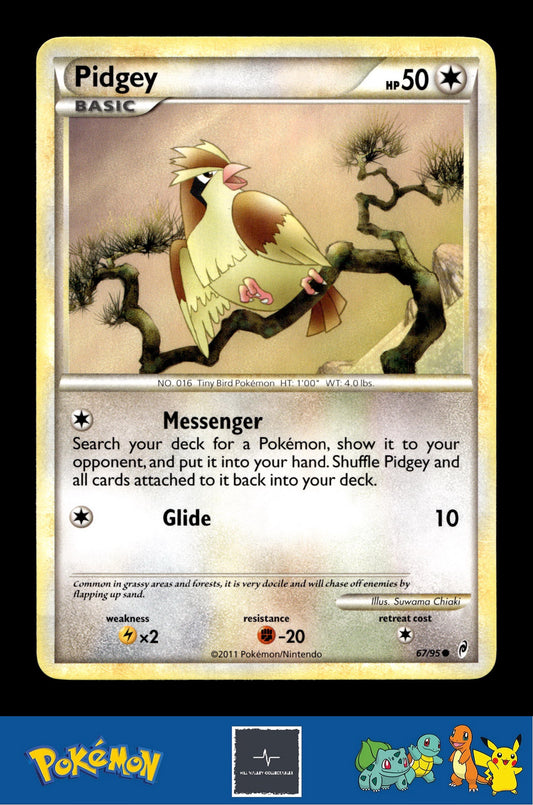2011 Pokemon HGSS Call of Legends 67/95 Pidgey