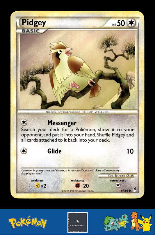 2011 Pokemon HGSS Call of Legends 67/95 Pidgey
