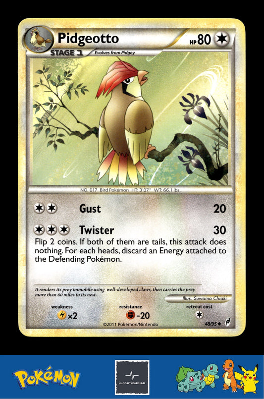2011 Pokemon HGSS Call of Legends 48/95 Pidgeotto