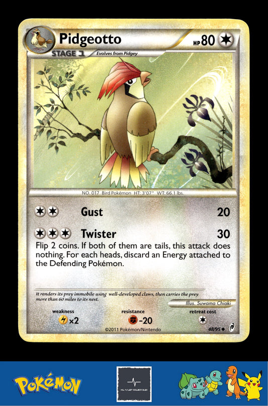 2011 Pokemon HGSS Call of Legends 48/95 Pidgeotto