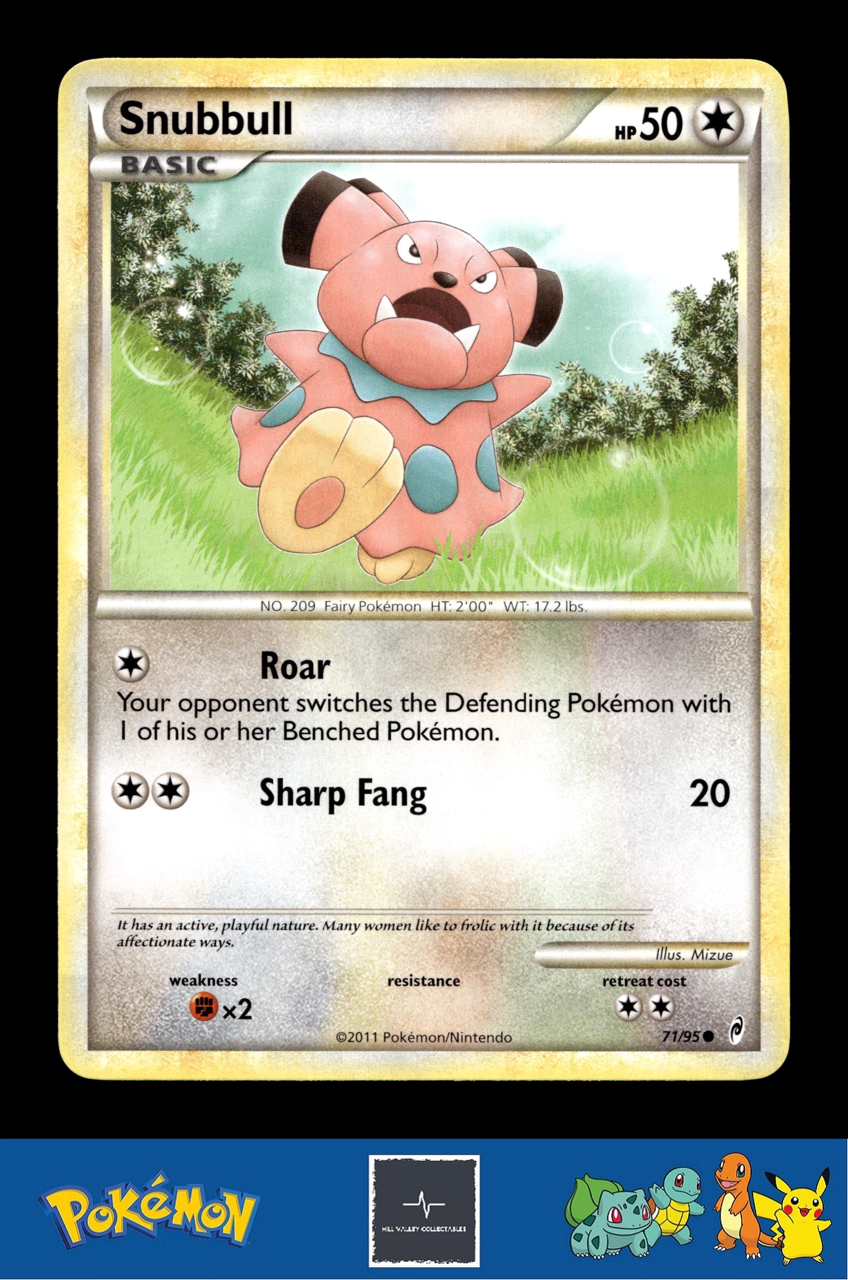 2011 Pokemon HGSS Call of Legends 71/95 Snubbull